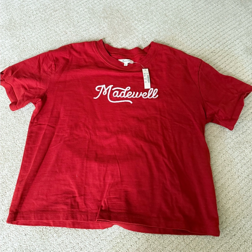 Madewell Bold Red Tee